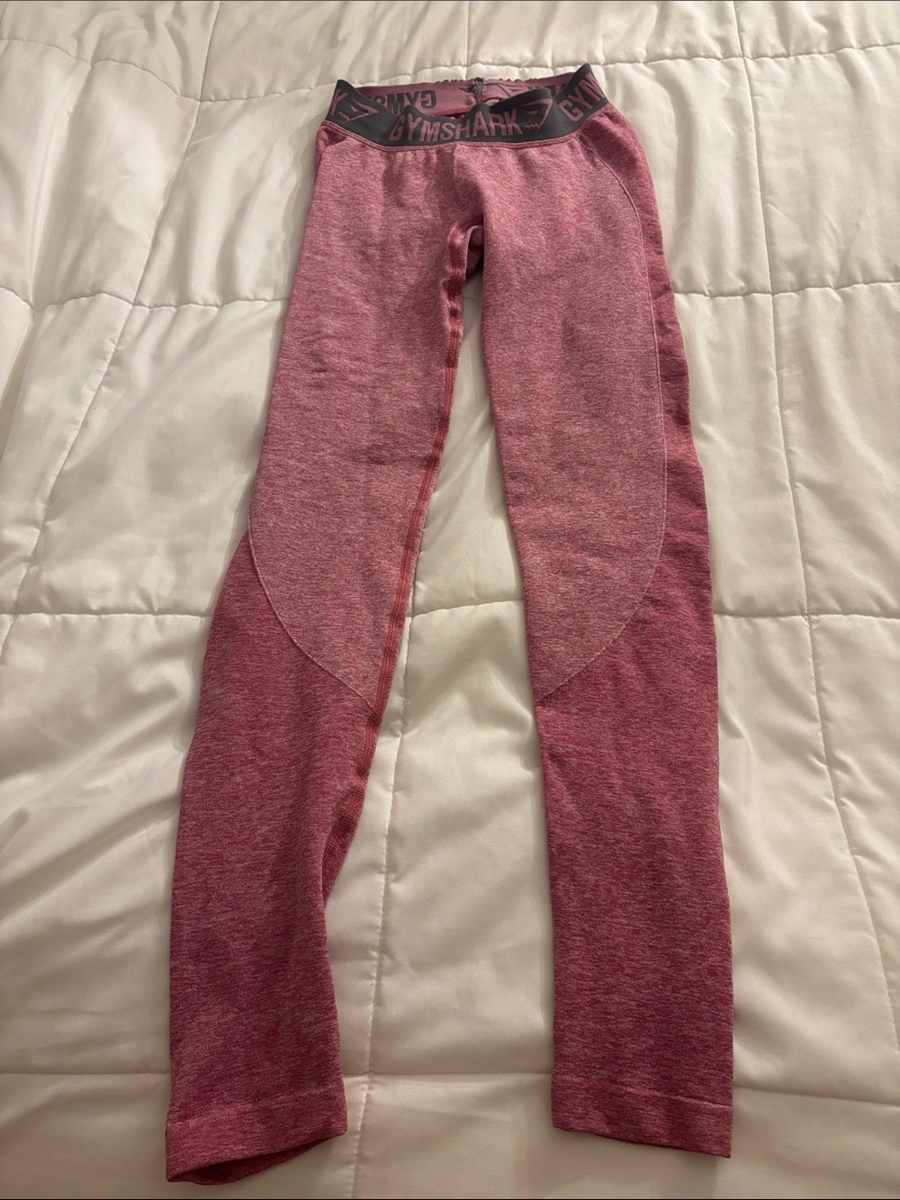 Gymshark Seamless Heathered Pink Leggings